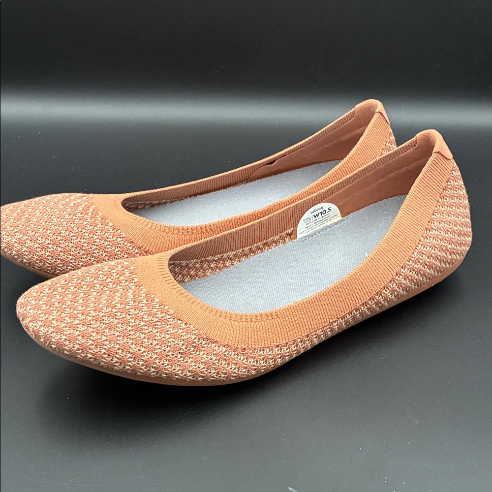 Allbirds Women's Knit Ballet Flats Size 10.5 in Sienna Blush